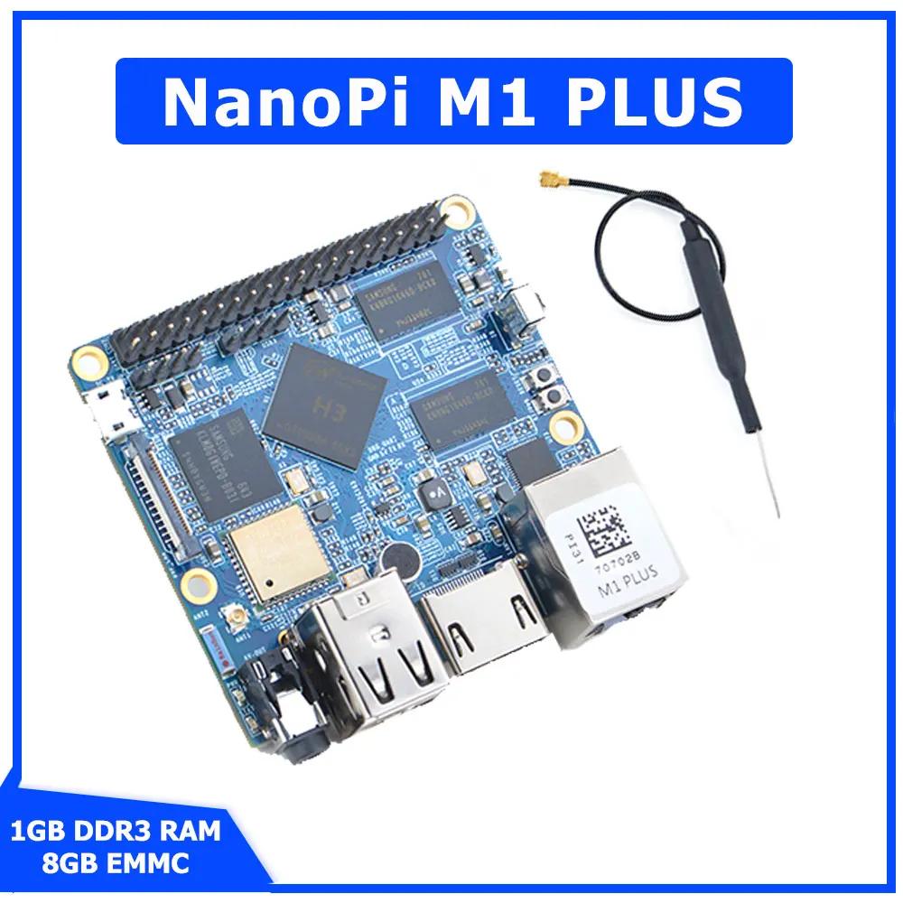 NanoPi M1 Plus Allwinner H3  ھ Cortex-A7, Raspberry Pi ȣȯ, u-boot , , 1GB DDR3 RAM, 8GB eMMC, 1.2GHz